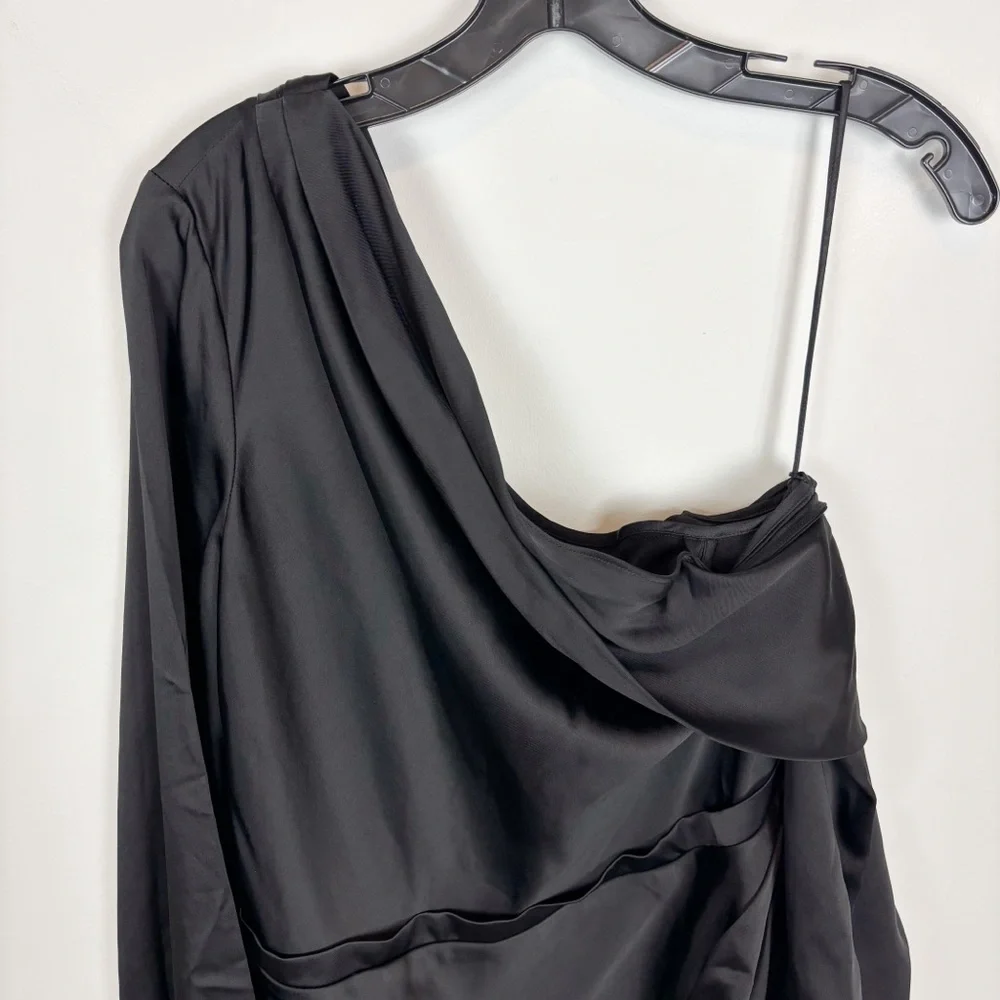 Flaw SIMKHAI Cameron Dress in Black Size 12 - Picture 3 of 14
